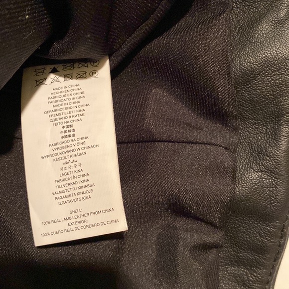 Michael Kors black lamb leather jacket, XS, NWT, Host pick🎉🎊 - Picture 8 of 8